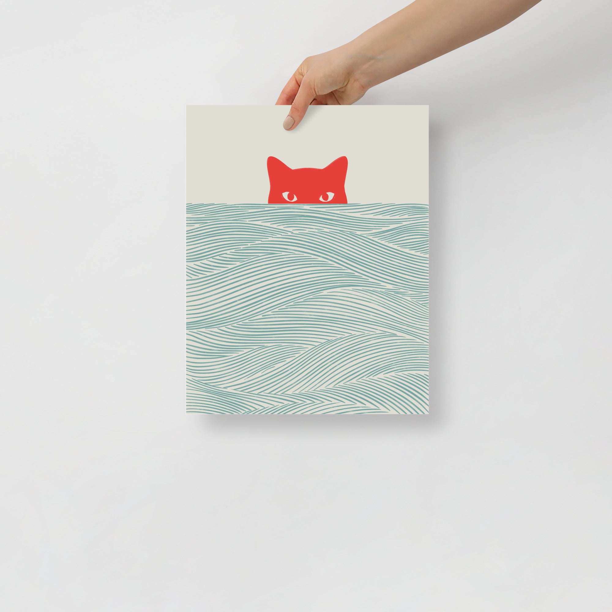 Cat Landscape 180 - Art print