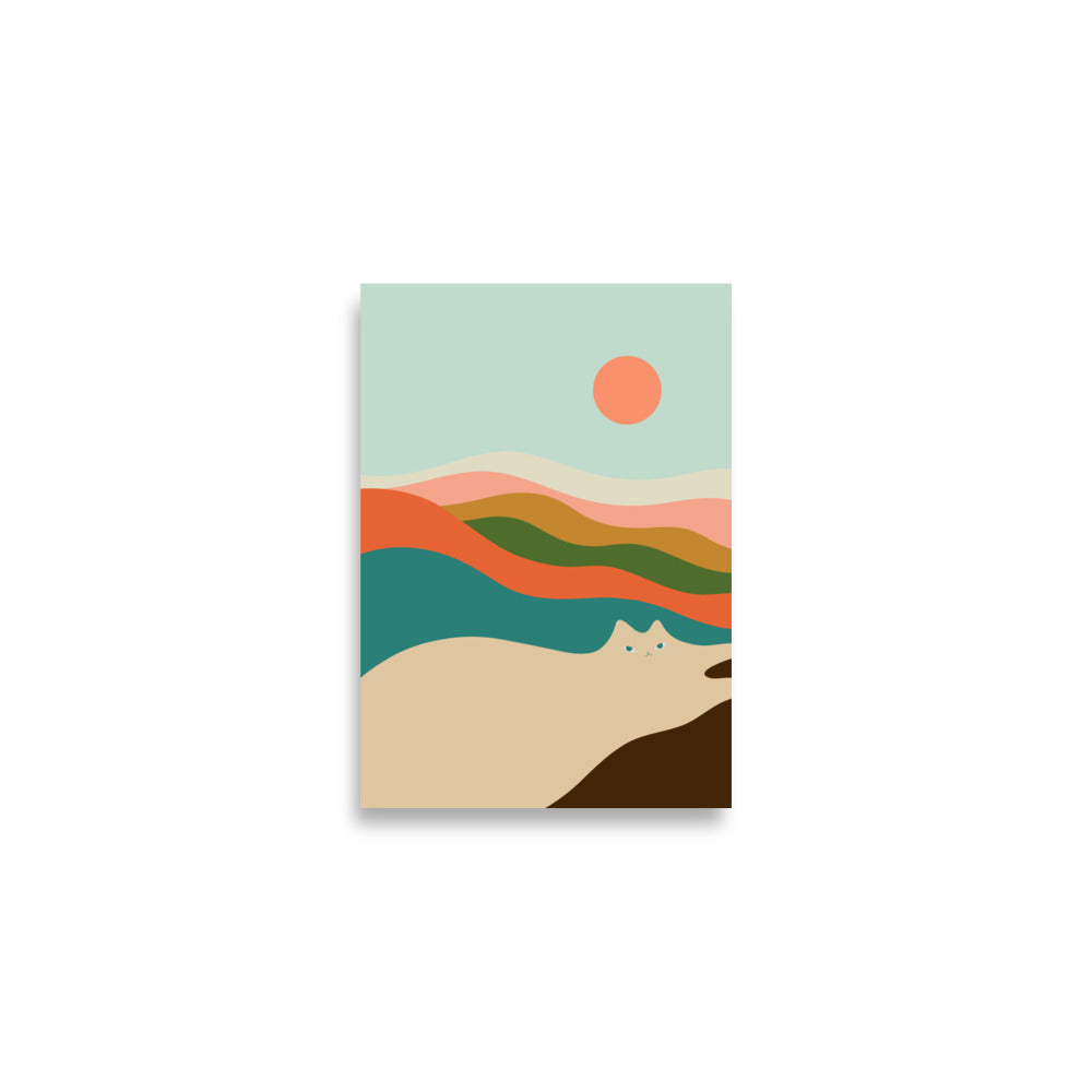 Cat Landscape 218 - Art print | I Love Doodle - The visual art of Lim ...