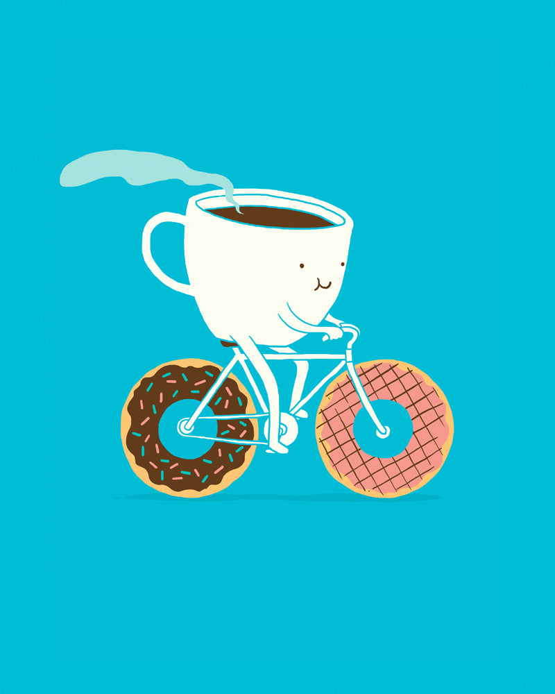 Coffee and Donuts - Art print