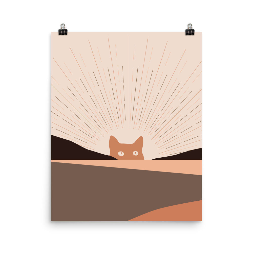 Cat Landscape 124 - Art print
