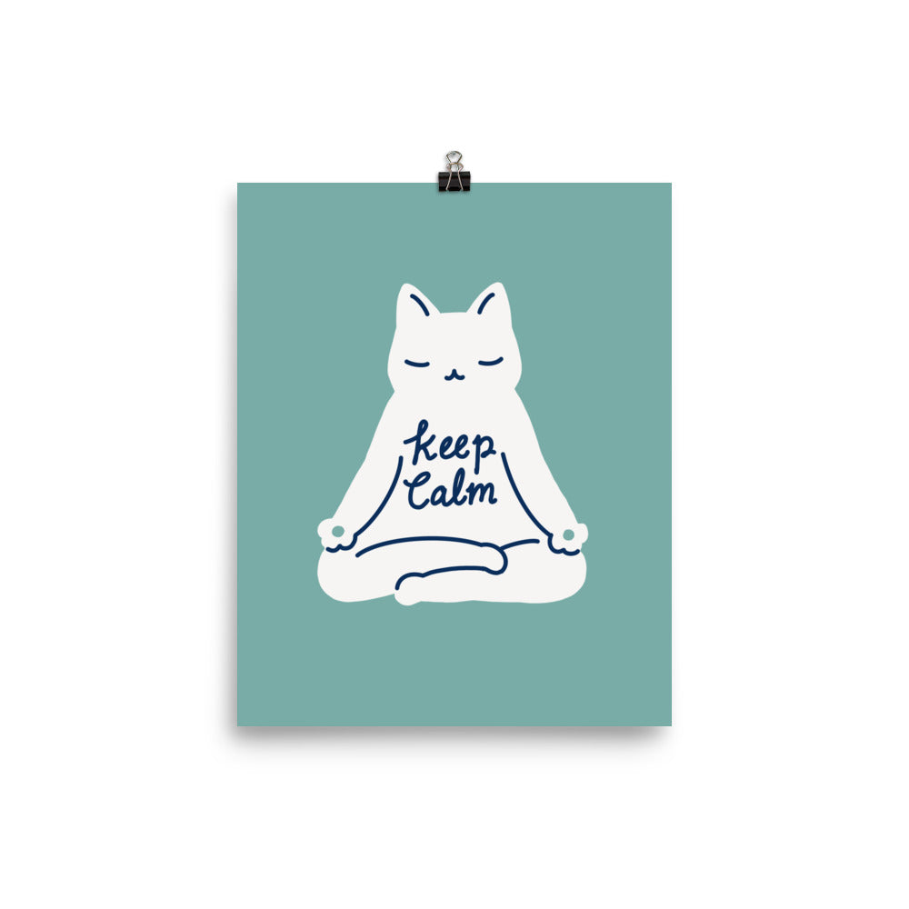 Keep Calm Cat - Art print