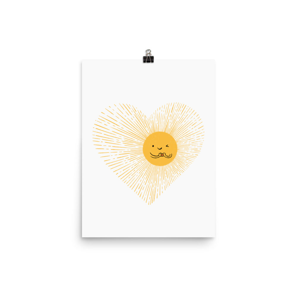 You are the sunshine of my heart - Art print