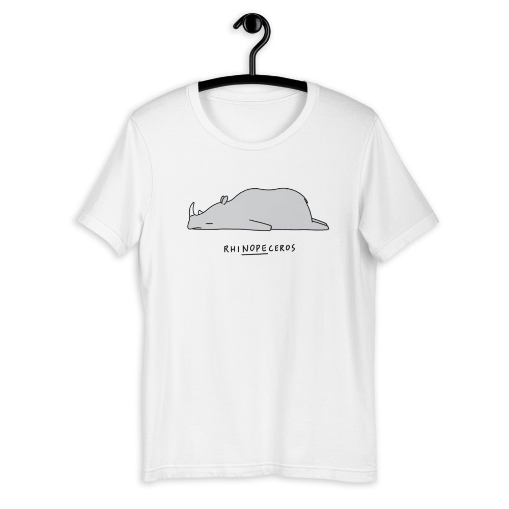 Moody Animals: Rhinoceros - Unisex T-Shirt
