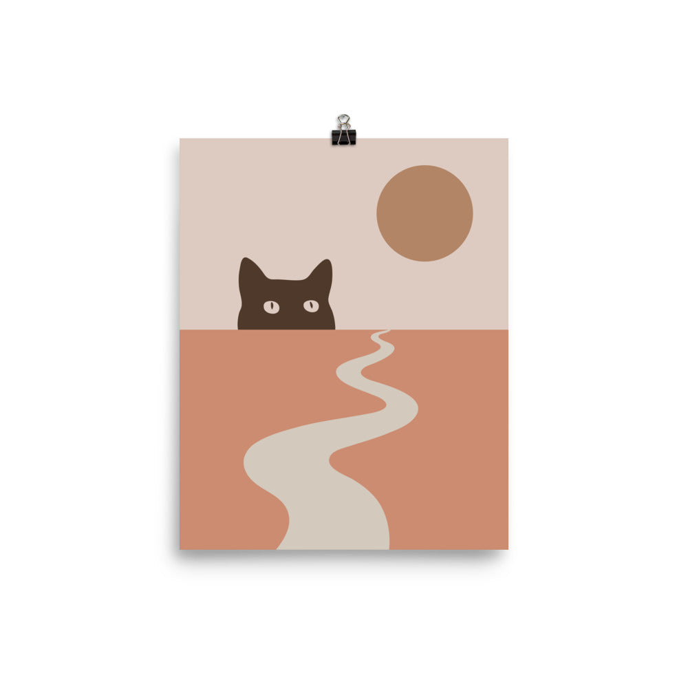 Cat Landscape 16 - Art print