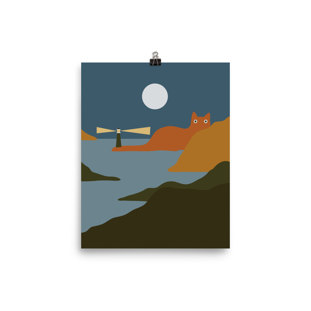 Cat Landscape 20 - Art print