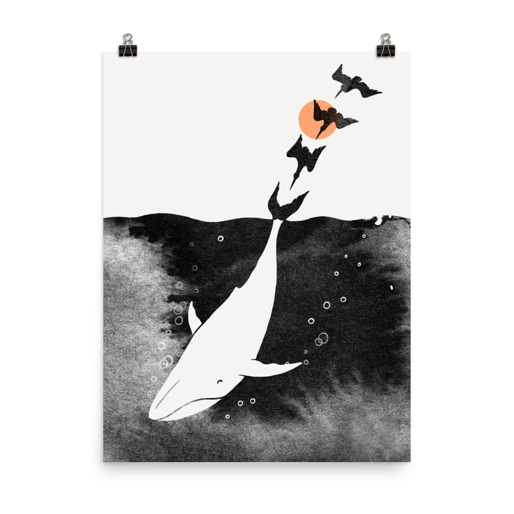 Dive Into Happiness - Art Print