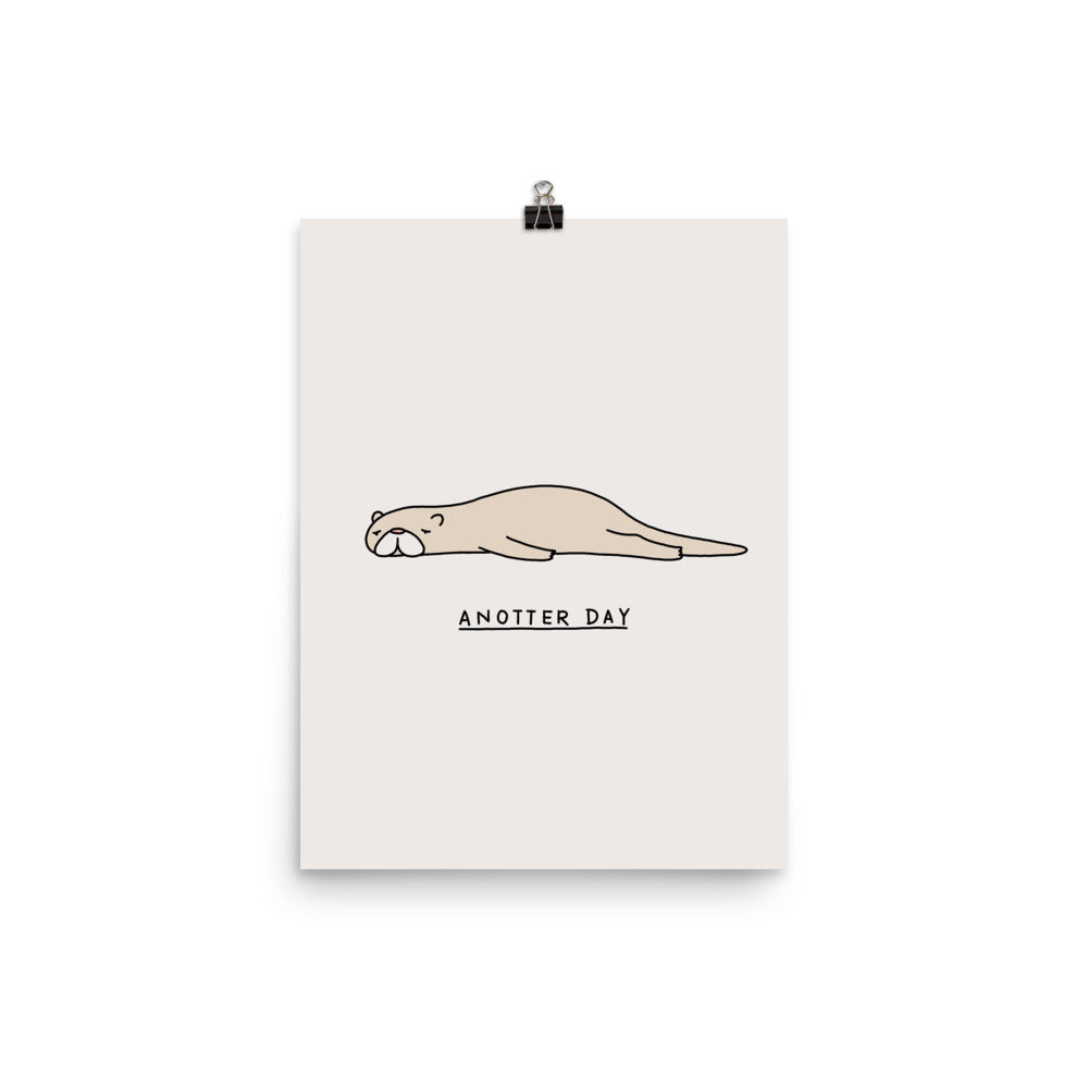 Moody Animals: Otter - Art print