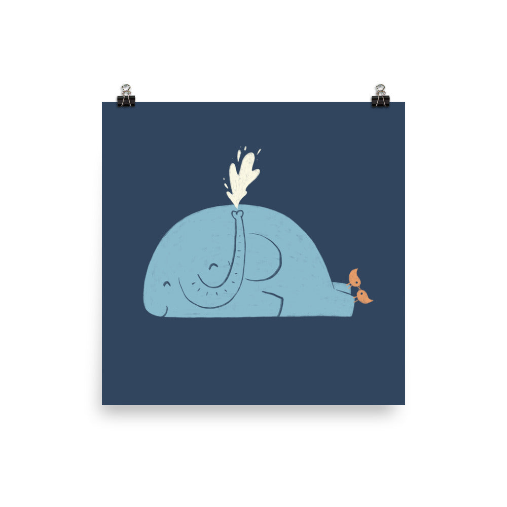 Whalephant - Art Print