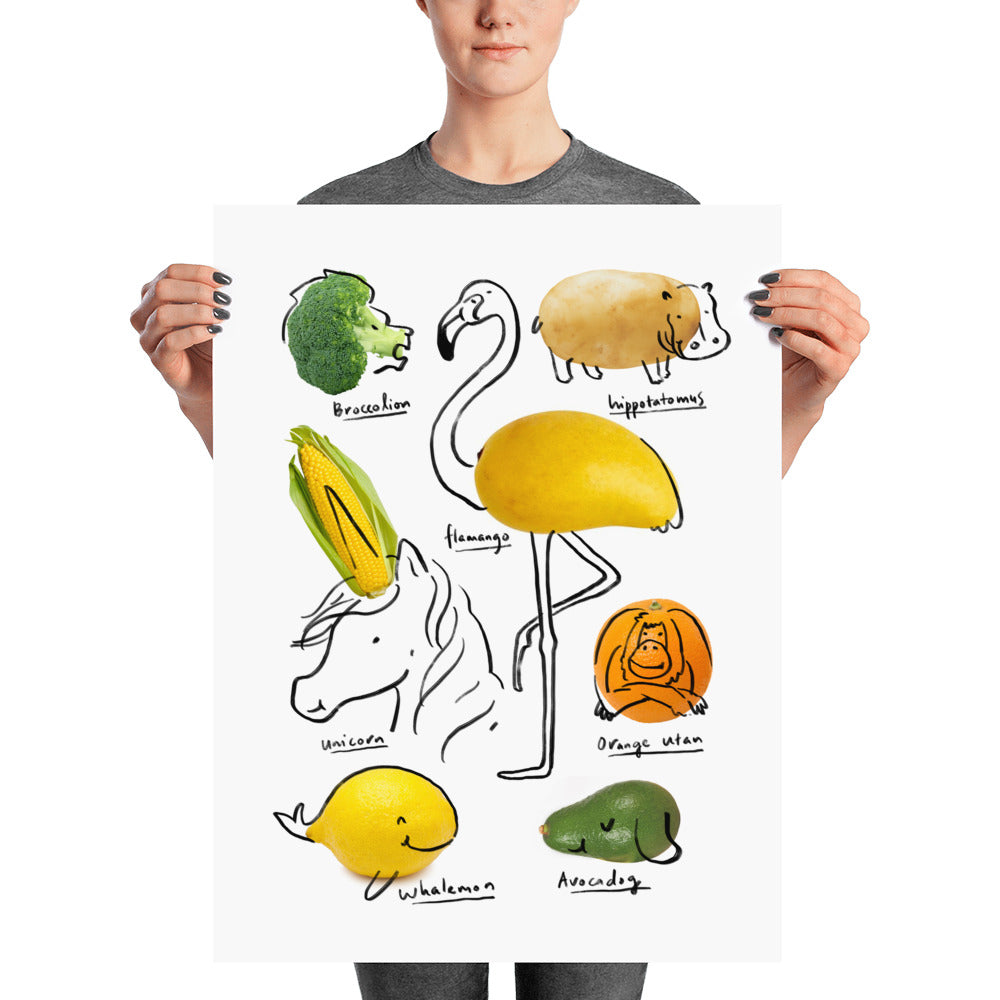 The Wild Vegan - Art print