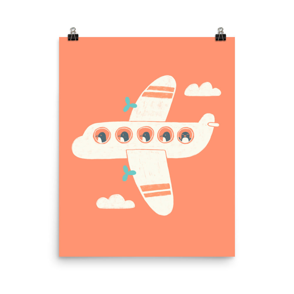 Penguin Airlines - Art print