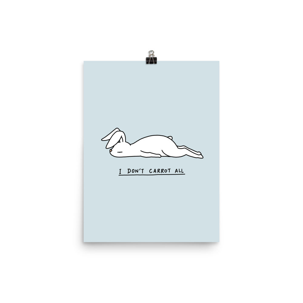 Moody Animals: Rabbit - Art print