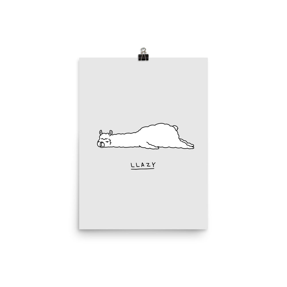 Moody Animals: Llama - Art print