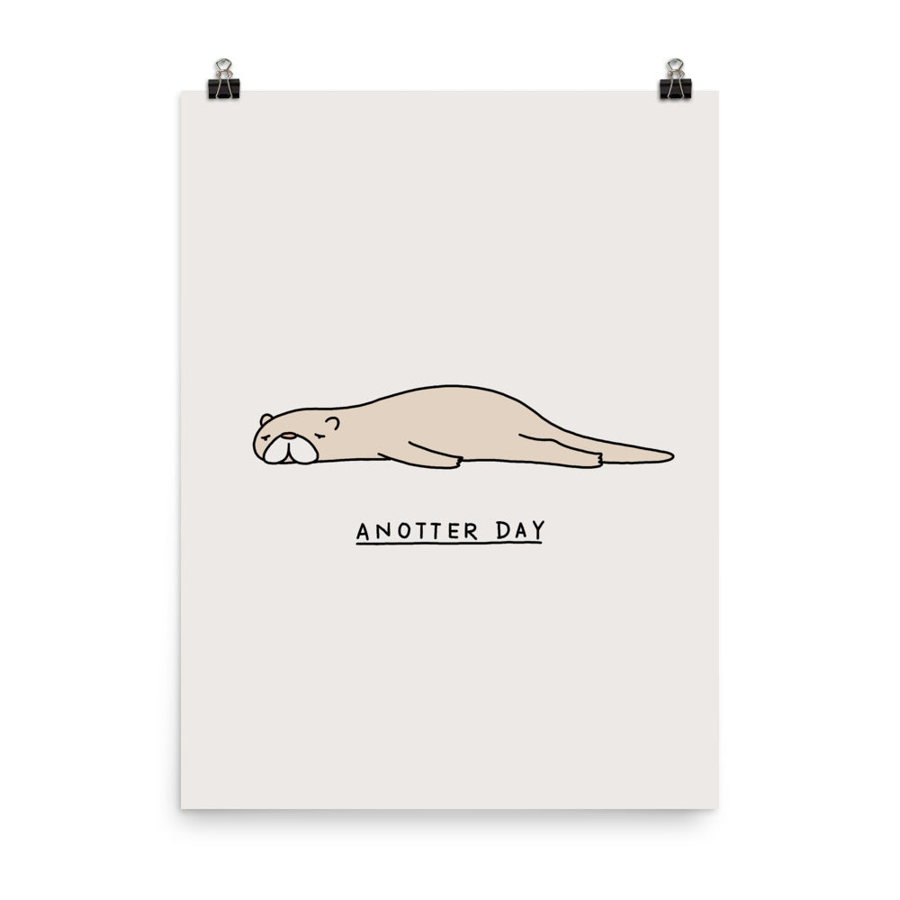 Moody Animals: Otter - Art print