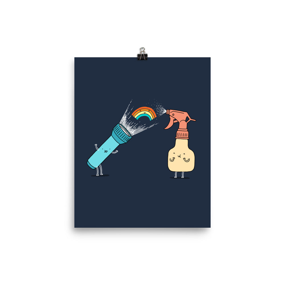 Together we make rainbow - Art print
