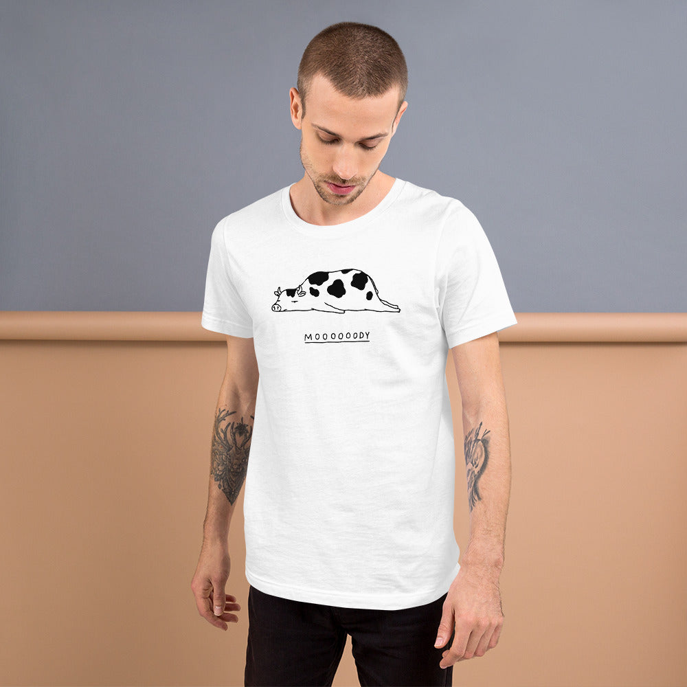 Moody Animals: Cow - Unisex T-Shirt