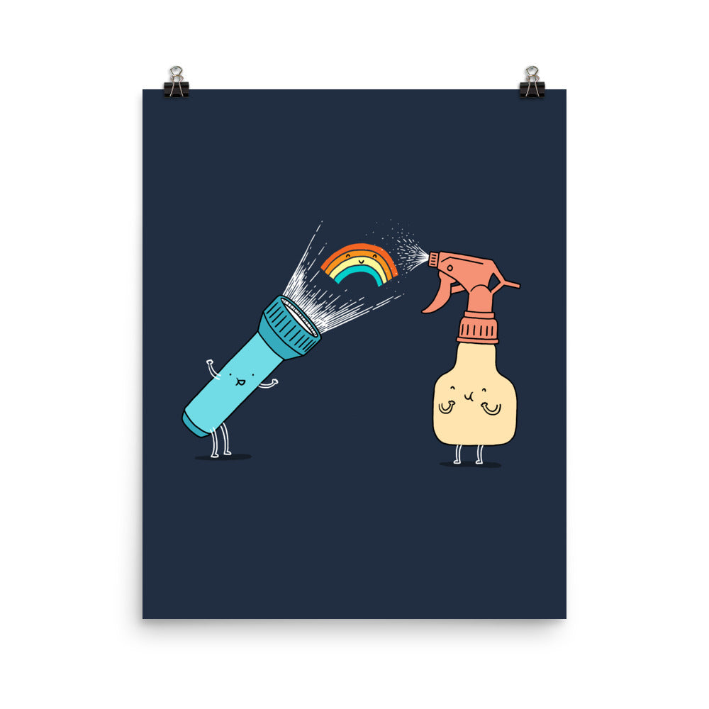 Together we make rainbow - Art print