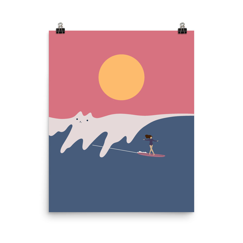 Cat Landscape 91 - Art print 24x36