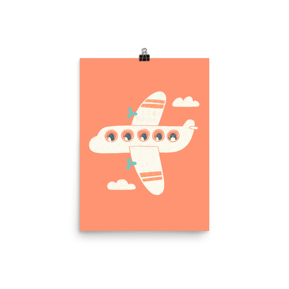 Penguin Airlines - Art print