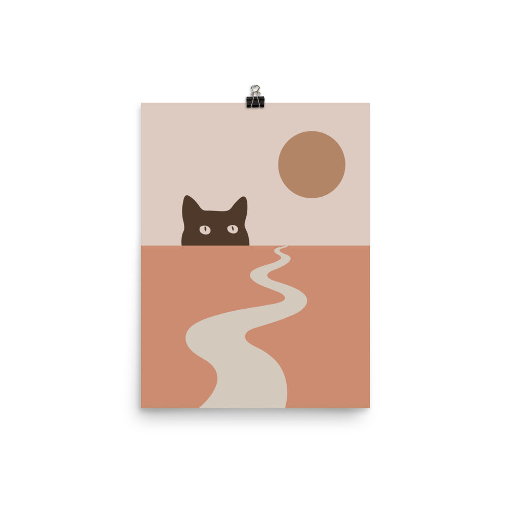 Cat Landscape 16 - Art print