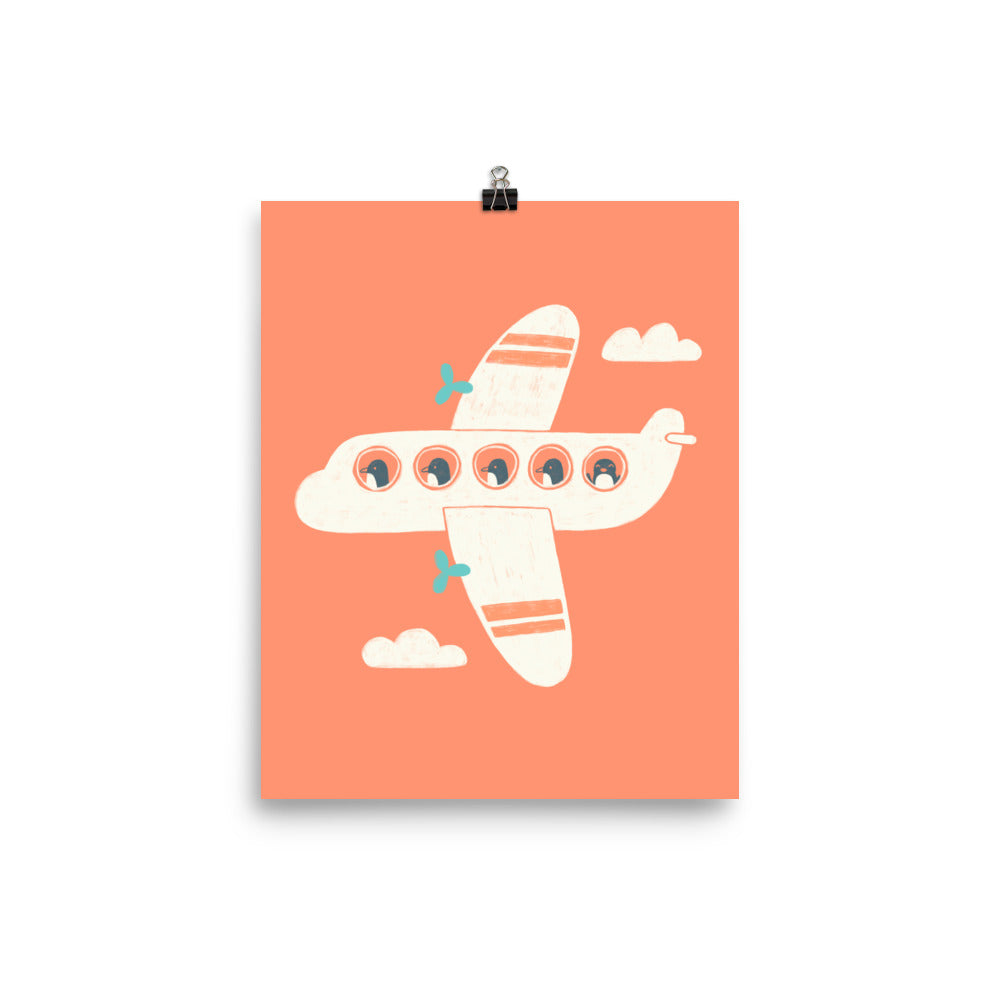 Penguin Airlines - Art print