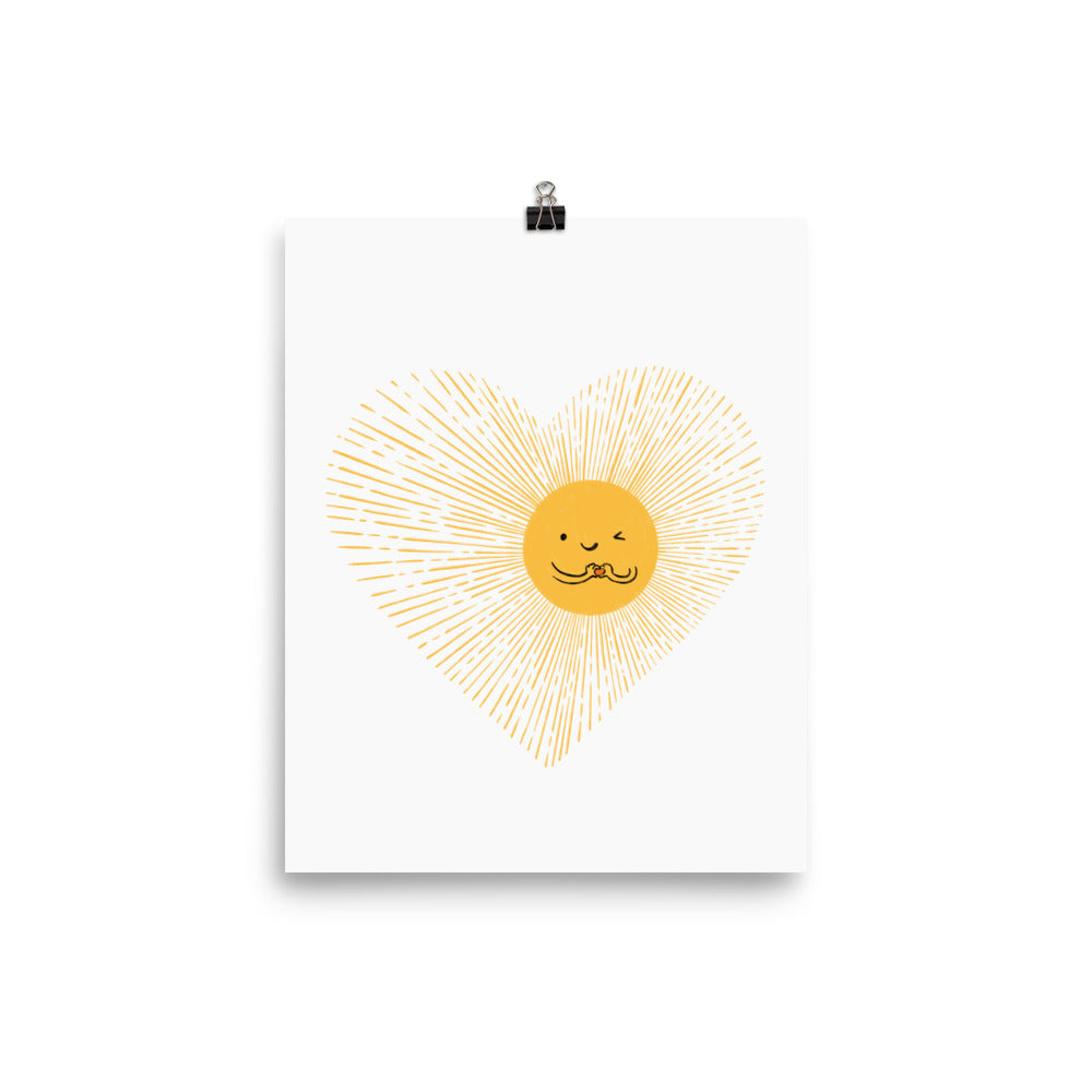 You are the sunshine of my heart - Art print