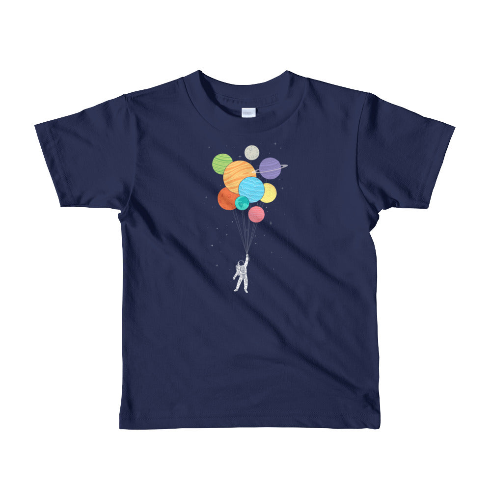Planets Balloons - kids t-shirt