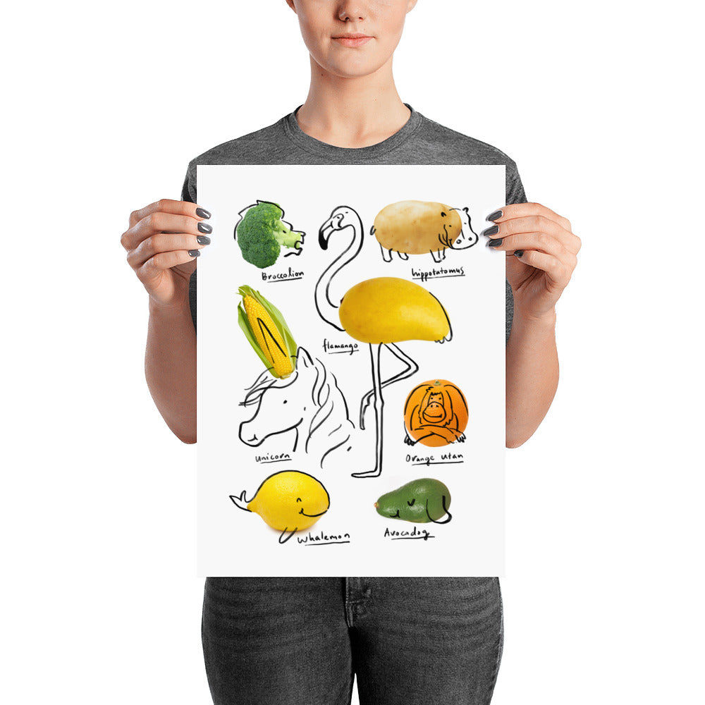 The Wild Vegan - Art print