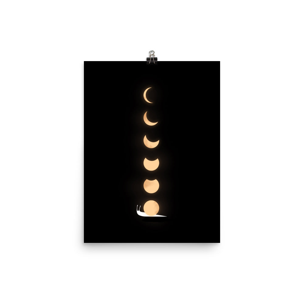 Go Slowly, My Lovely Moon - Art print