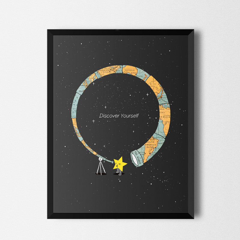 Discover yourself - Art print