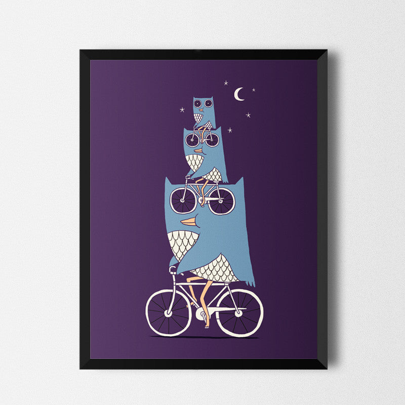 Night riders - Art print