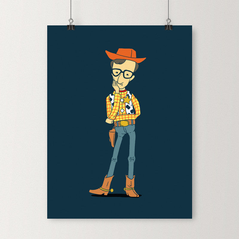 Woody Allen - Art print